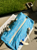 Blue Blossom Duffle