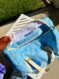 Blue Blossom Duffle